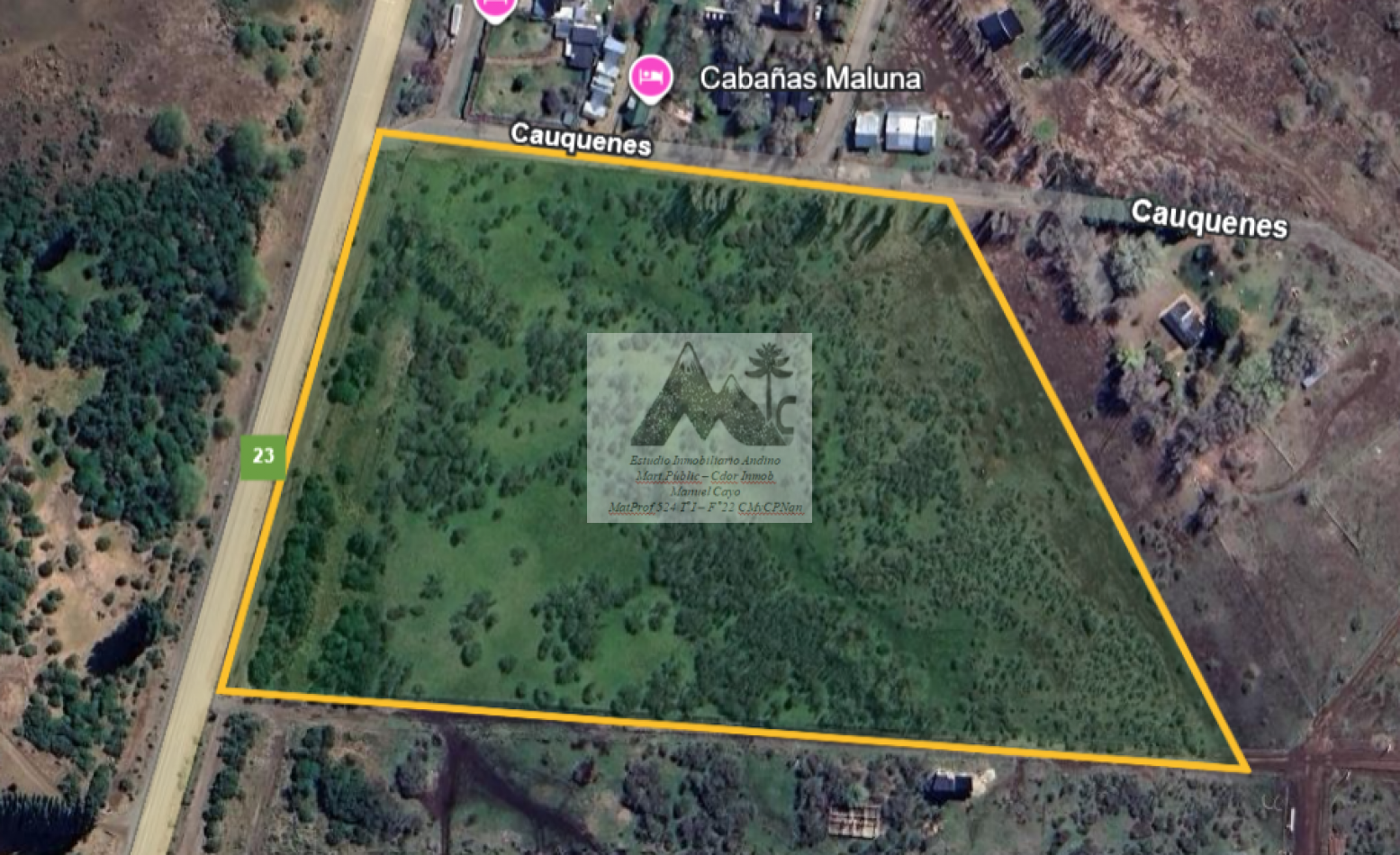 Excepcional Loteo a metros de la Entrada a Alumine 