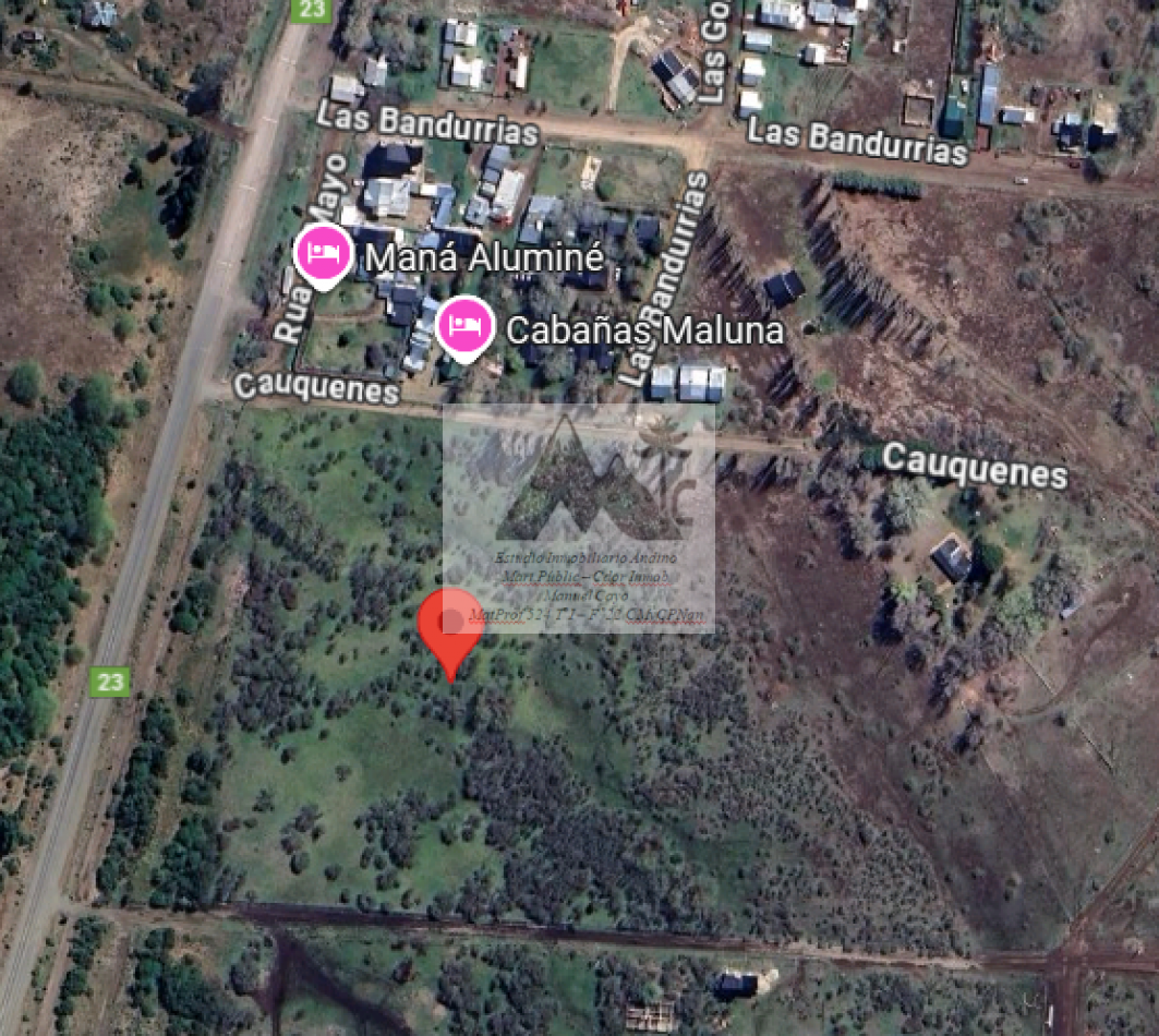 Excepcional Loteo a metros de la Entrada a Alumine 