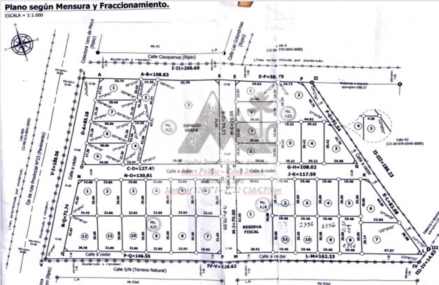 Excepcional Loteo a metros de la Entrada a Alumine 